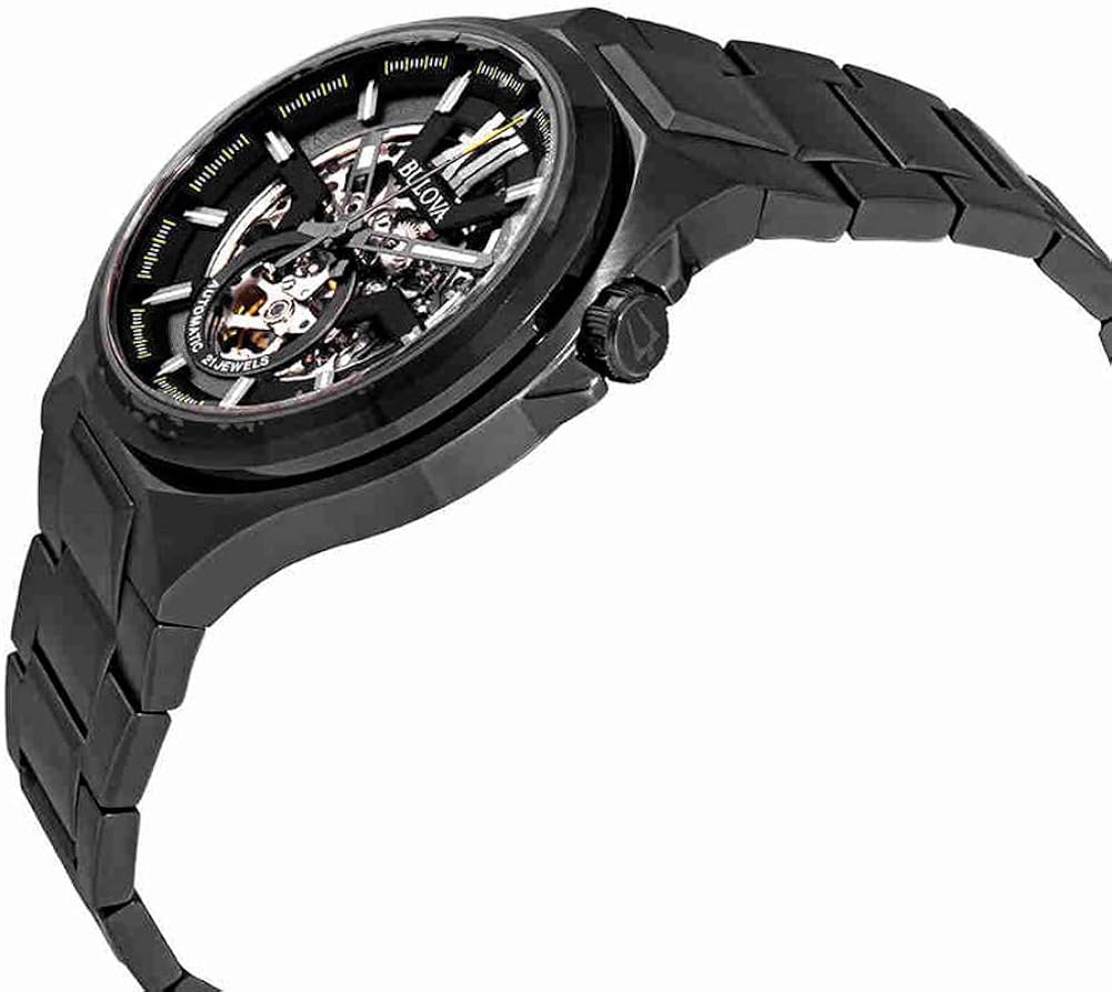 Bulova Mens Classic Maquina Automatic Open Aperture Watch