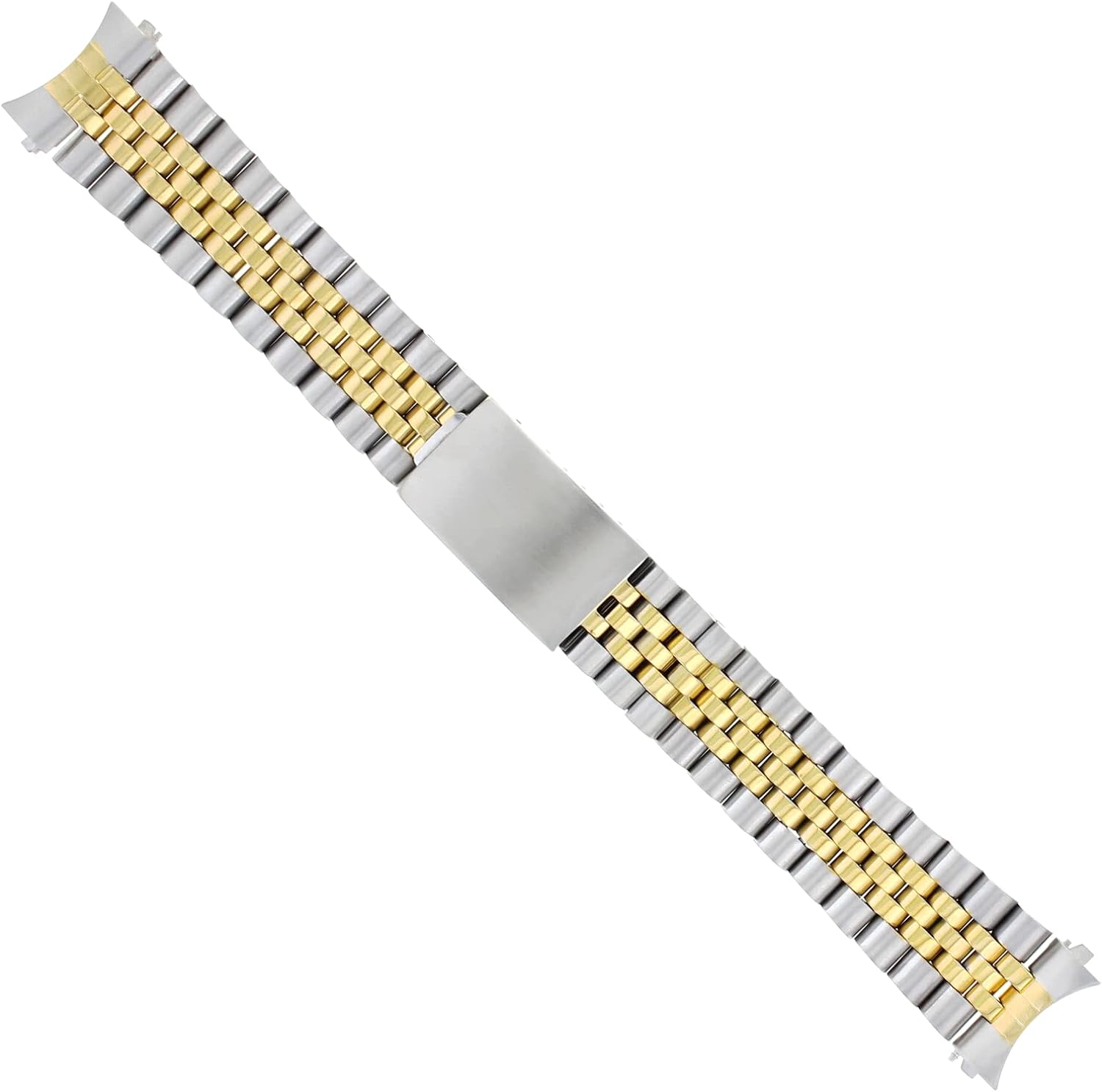Ewatchparts 20MM JUBILEE WATCH BAND COMPATIBLE WITH ROLEX DATEJUST 16013,16200,16013 16233 16234 TWO TON