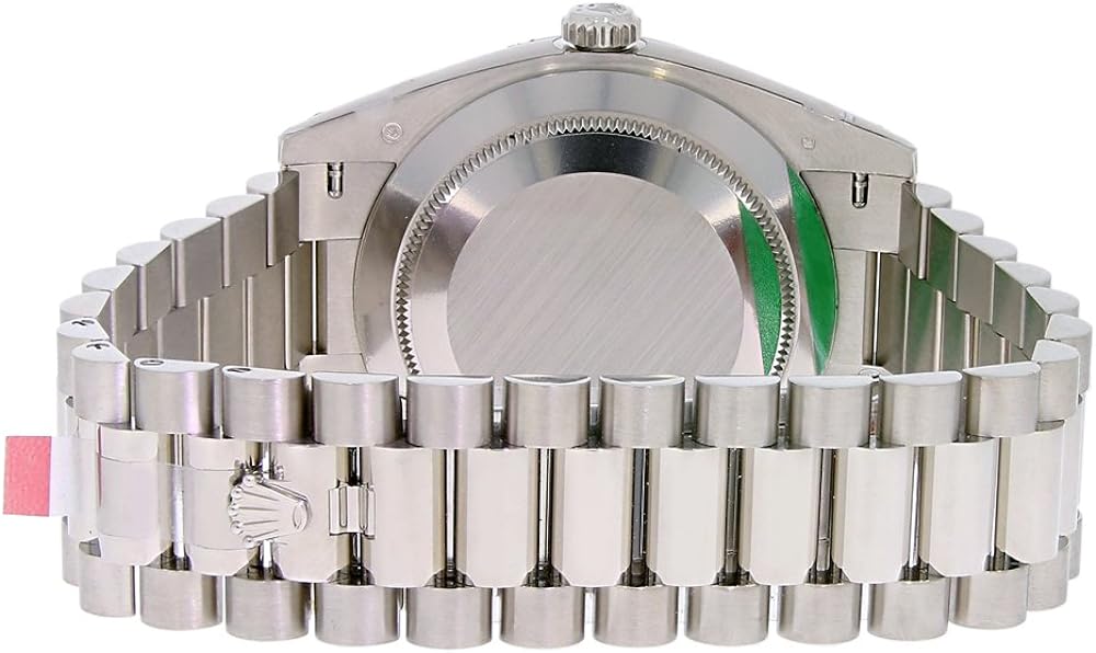 Rolex Day-Date 40 President White Gold Watch 228239 60th Anniversary Green Dial