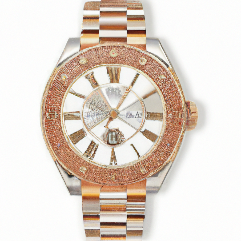 Rolex Day-Date 40mm Sundust Set with Diamonds Dial Rose Gold Mens Watch 228235